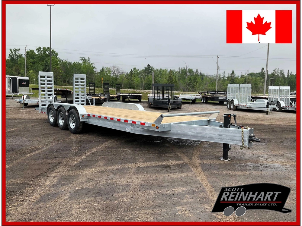 2027 Canada Trailers 82x24 10.5 Ton Galvanized Equipment Trailer alt
