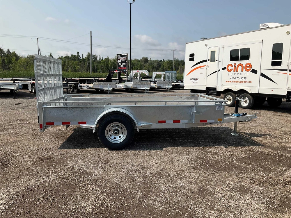 2027 Canada Trailers 6x12 Galvanized Hd Utility Trailer alt