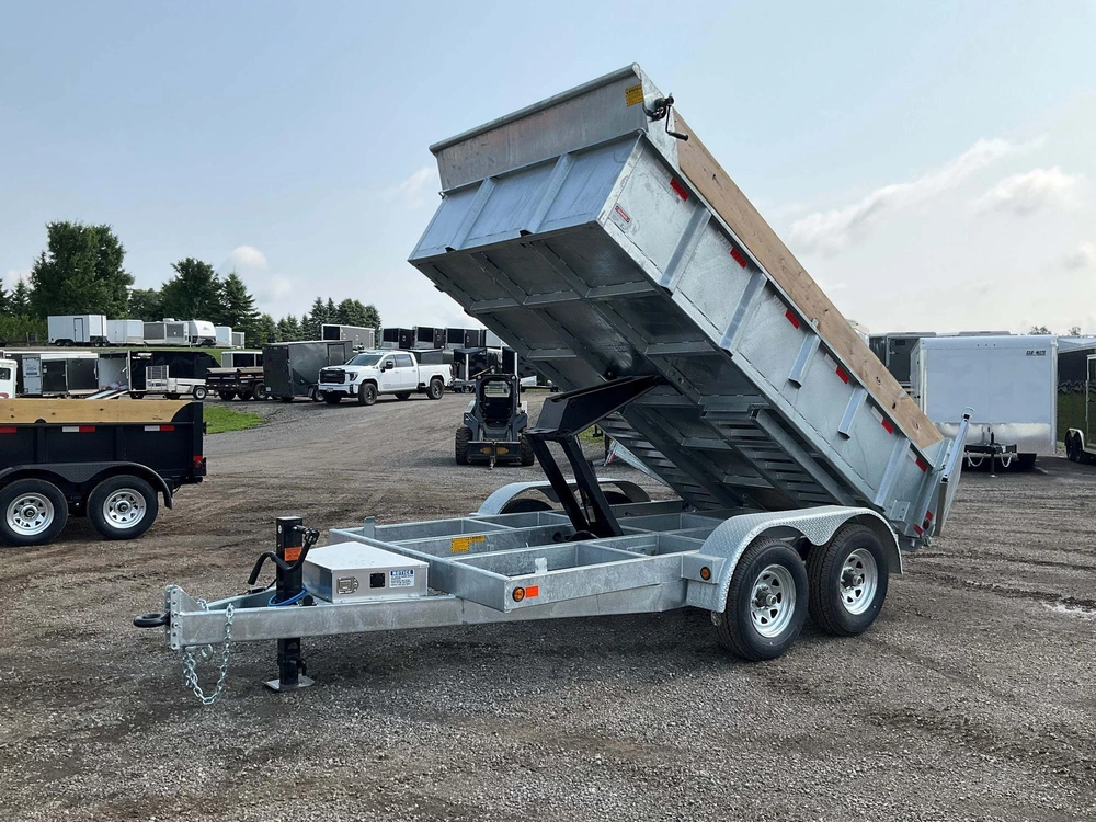 2027 Canada Trailers 6.5x12 5 Ton Galvanized Dump Trailer alt
