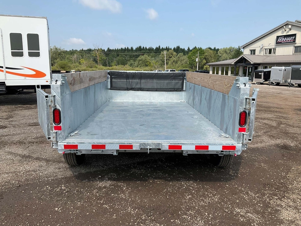 2027 Canada Trailers 6.5x12 5 Ton Galvanized Dump Trailer alt