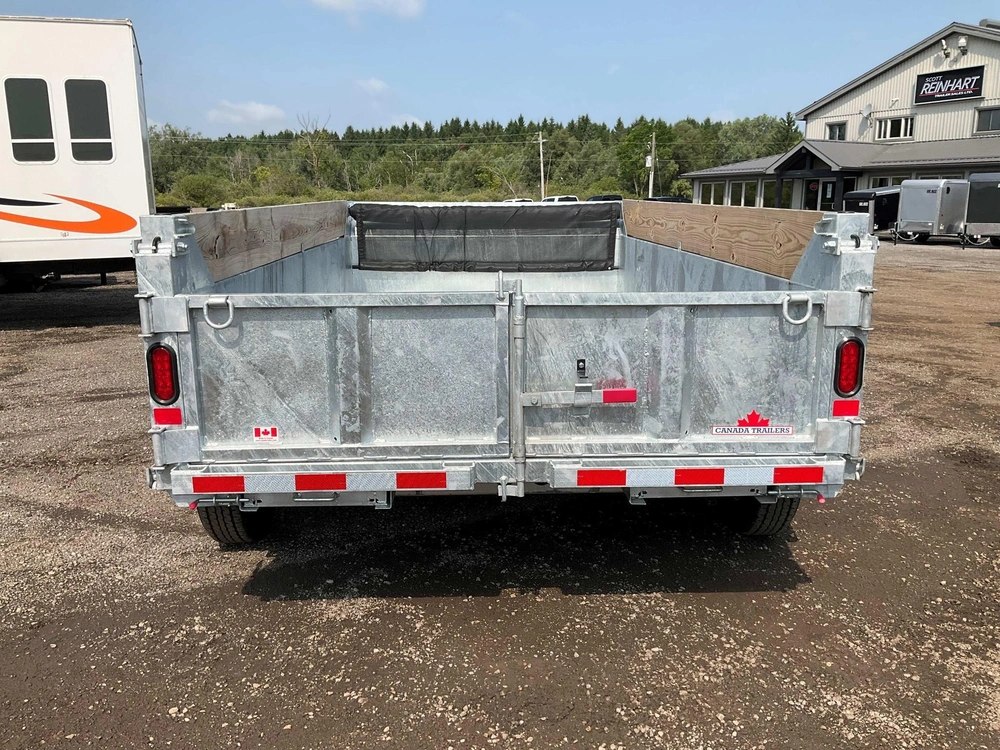 2027 Canada Trailers 6.5x12 5 Ton Galvanized Dump Trailer alt