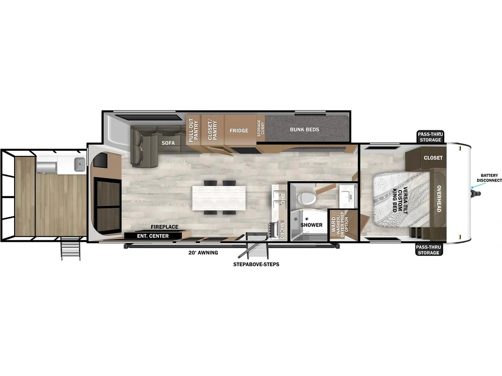 2025 Forest River Wildwood 34veranda alt