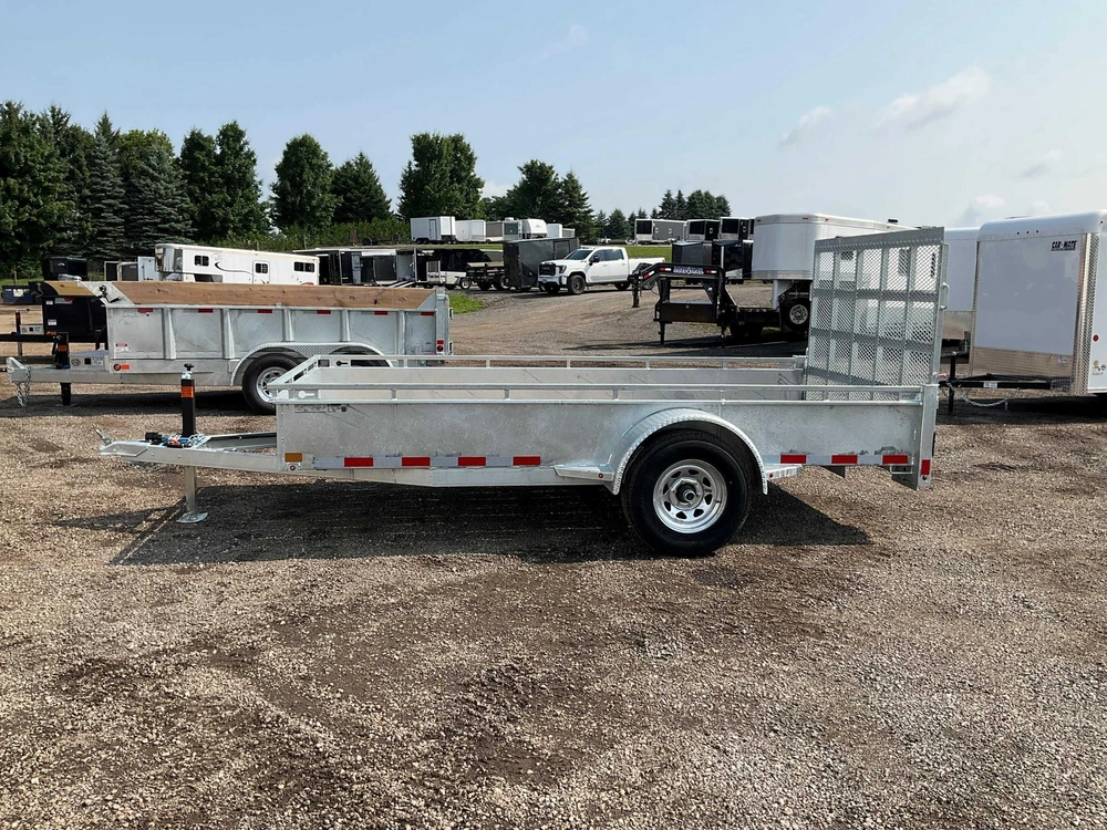 2027 Canada Trailers 6x12 Galvanized Hd Utility Trailer alt