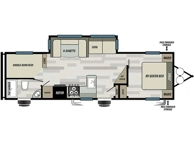 2021 Forest River Wildwood 26 Dbud alt
