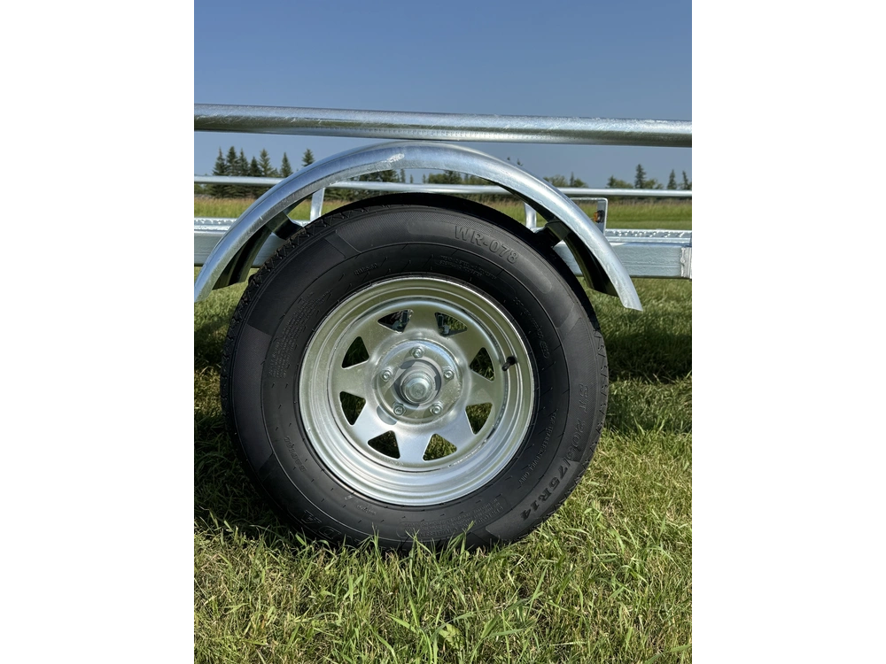 2026 Marlon Rat-04 Trailer 6'6" X 14' Single Axle 2076lbs alt
