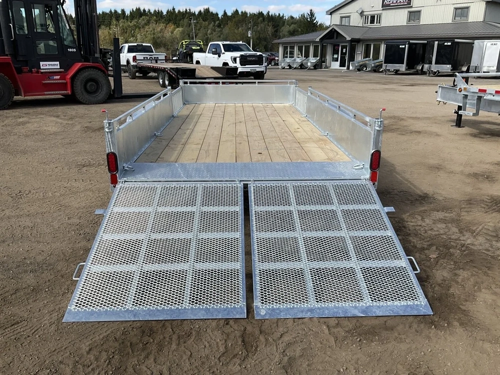 2027 Canada Trailers 82x16 3.5 Ton Galvanized Landscape Trailer alt