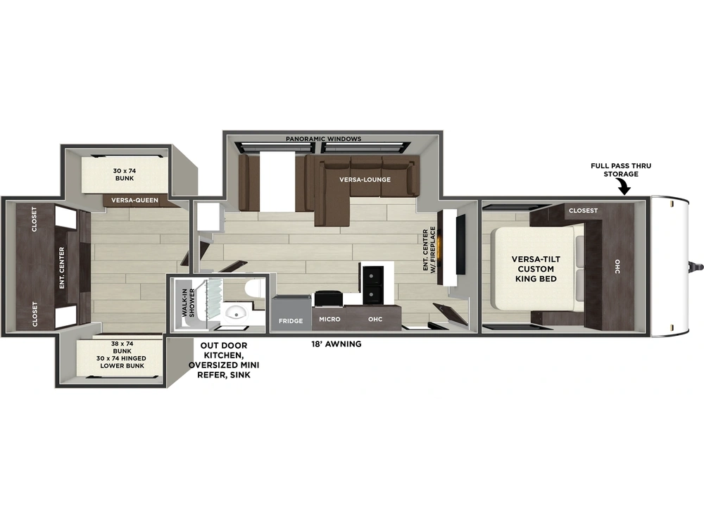 2026 Forest River Wildwood 31 Kqbts alt