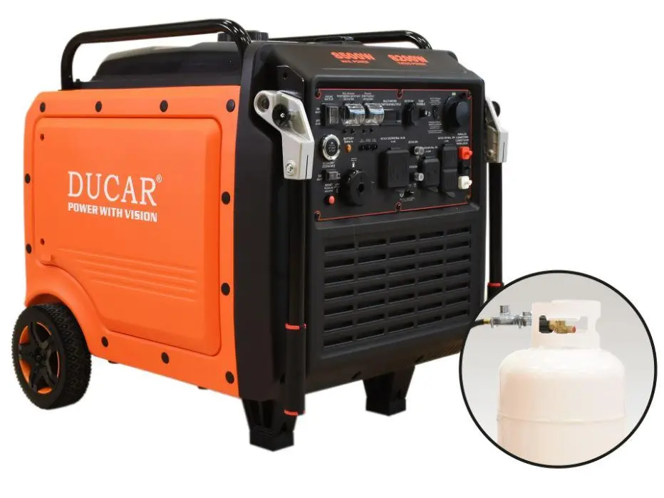 2026 Ducar GENERATOR,INVERTER,8500W,190LBS,LPG/GAS