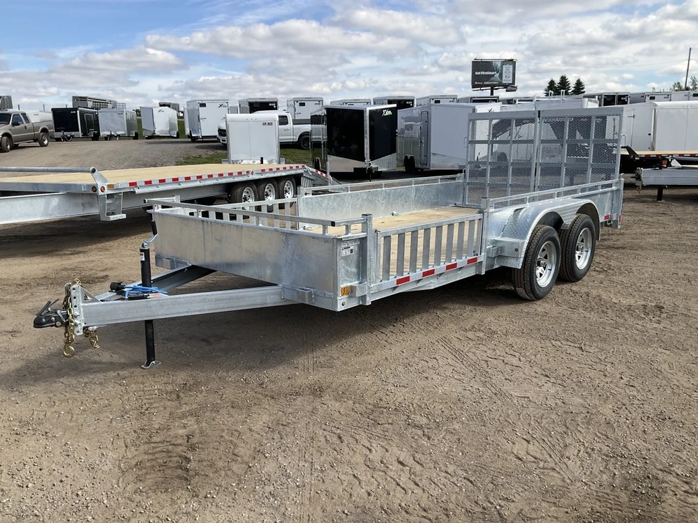 2027 Canada Trailers 82x16 3.5 Ton Galvanized Landscape Trailer alt