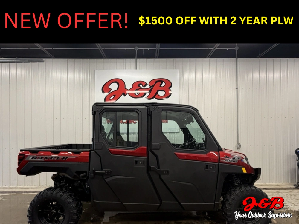 2026 Polaris Ranger Crew Xp 1000 Ns Ultimate Sunset Red alt