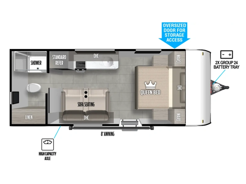 2024 Forest River Wildwood 164rble alt
