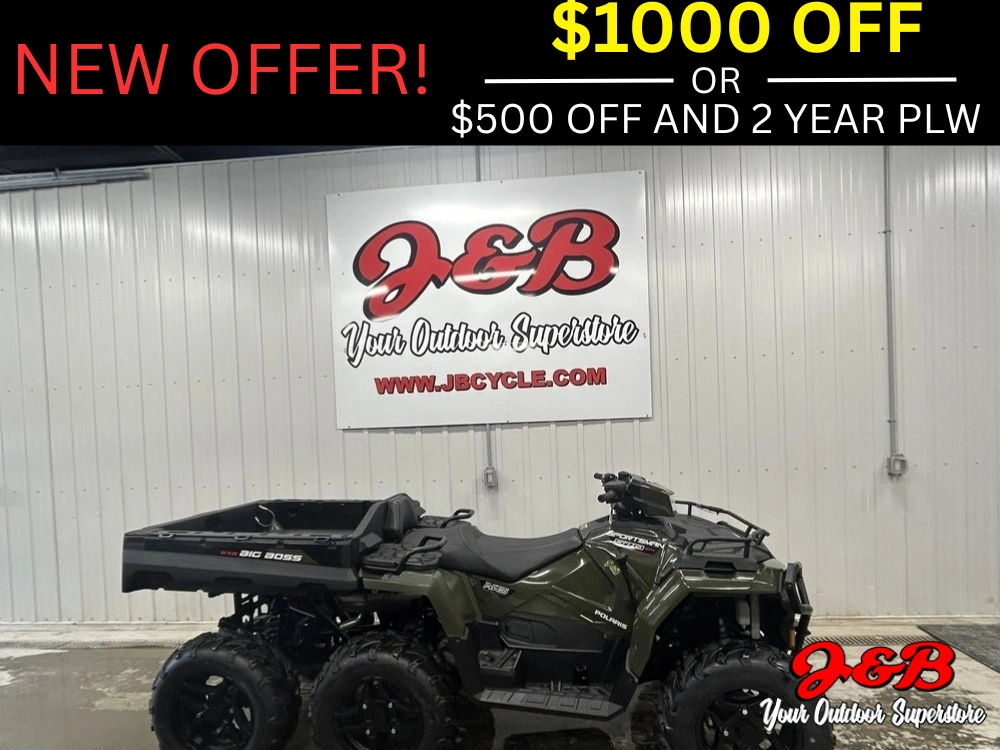2026 Polaris Sportsman 6x6 570 Green alt