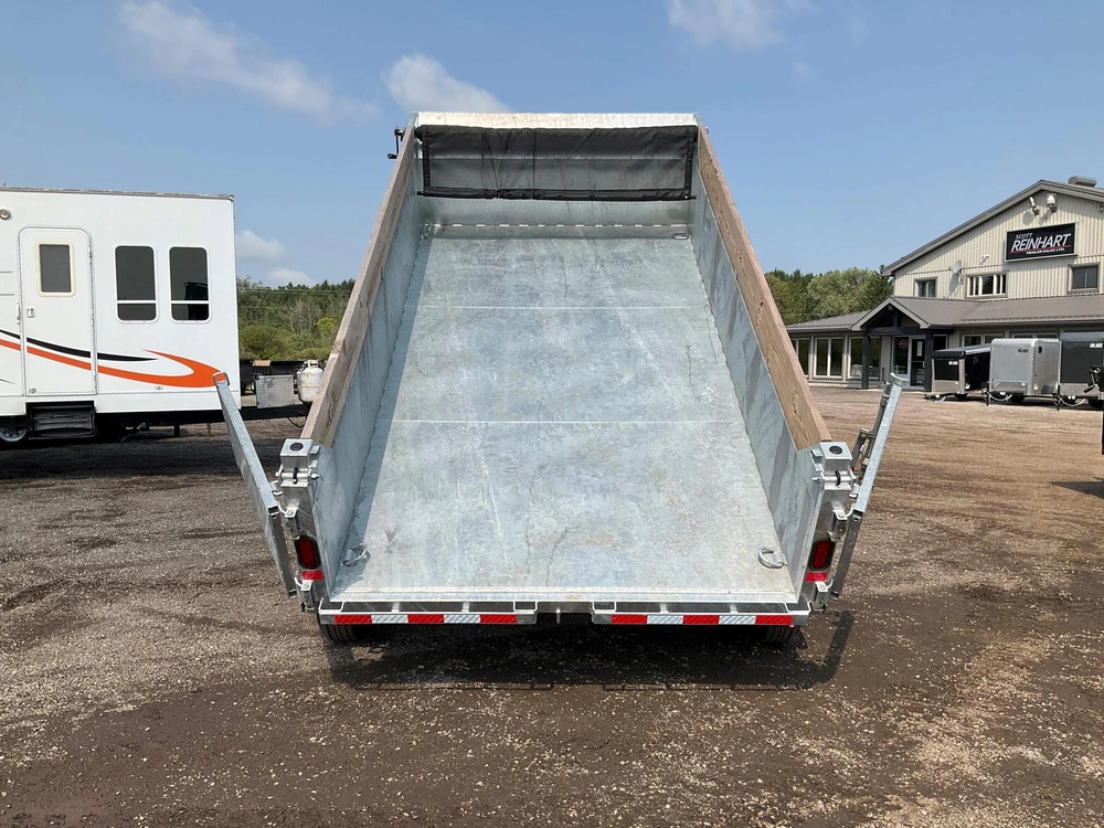 2027 Canada Trailers 6.5x12 5 Ton Galvanized Dump Trailer alt