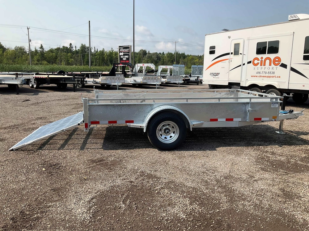 2027 Canada Trailers 6x12 Galvanized Hd Utility Trailer alt