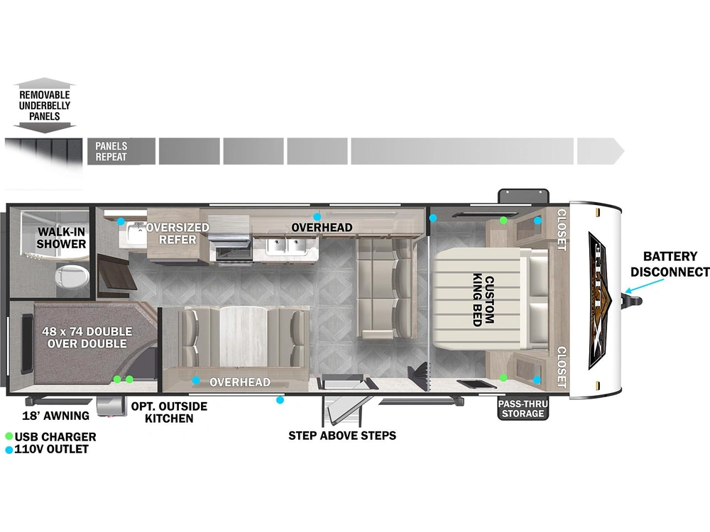 2023 Forest River Wildwood 261bhxlx alt