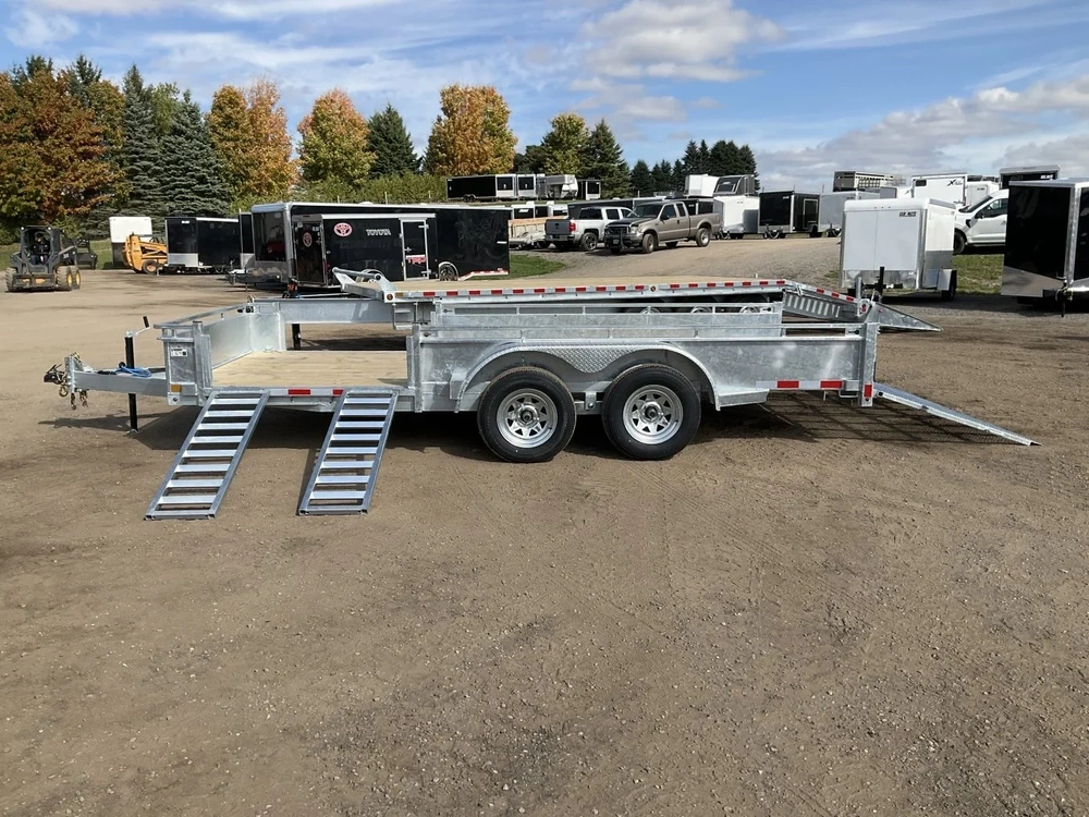 2027 Canada Trailers 82x16 3.5 Ton Galvanized Landscape Trailer alt