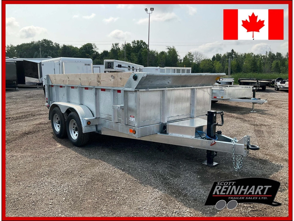 2027 Canada Trailers 6.5x12 5 Ton Galvanized Dump Trailer alt