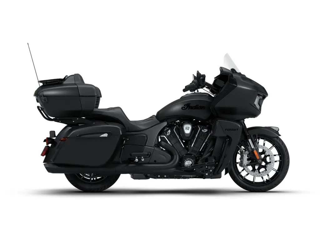 2026 Indian Motorcycle Pursuit Dark Horse 112 + PowerBand Audio // Black Smoke 