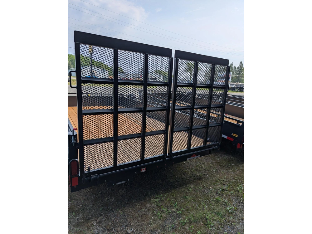 2027 Canada Trailers Utility, Black, Rear Ramp alt