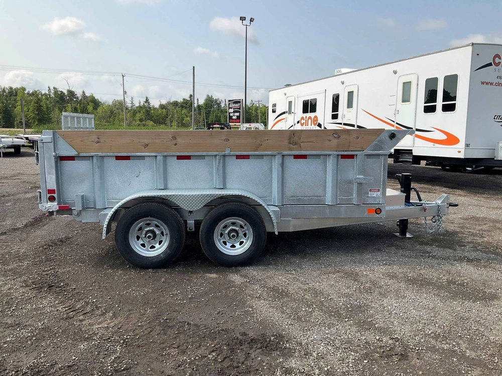 2027 Canada Trailers 6.5x12 5 Ton Galvanized Dump Trailer alt