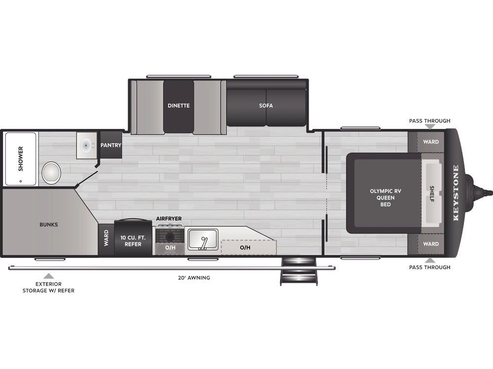 2026 Keystone Rv Hideout 262bhs alt