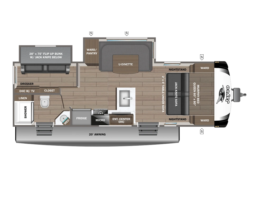 Jayco Jay Feather 23mbd 2027 alt