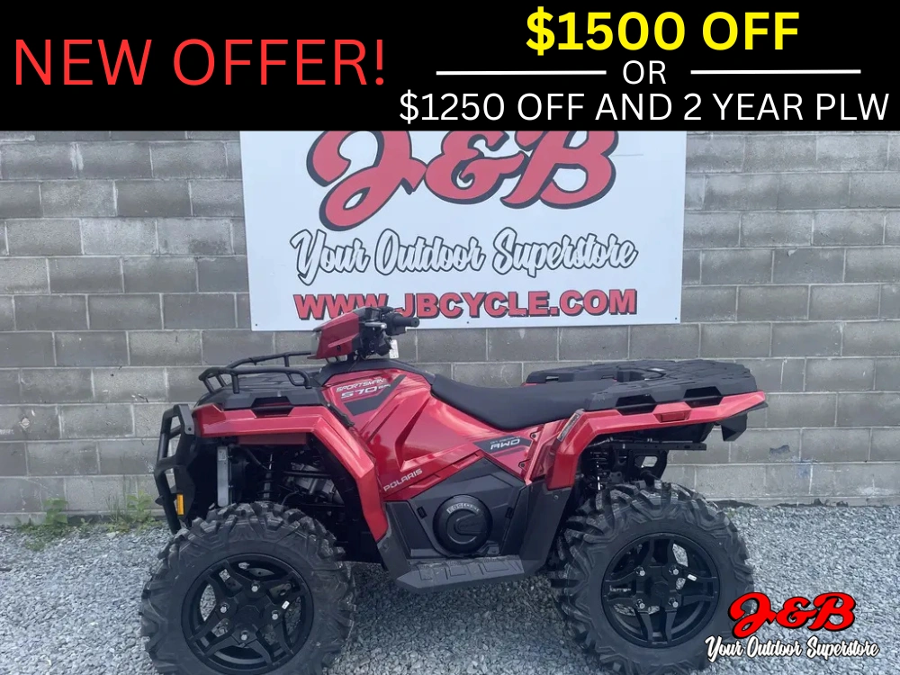 2026 Polaris Sportsman 570 Trail Red alt