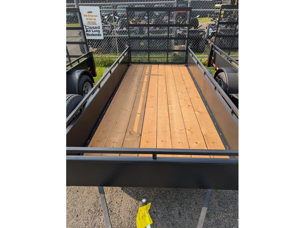 2027 Canada Trailers Utility, Black, Rear Ramp alt
