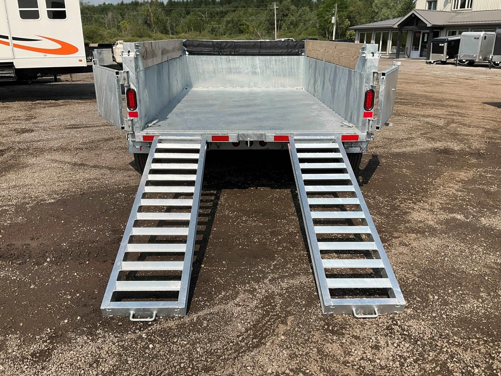 2027 Canada Trailers 6.5x12 5 Ton Galvanized Dump Trailer alt