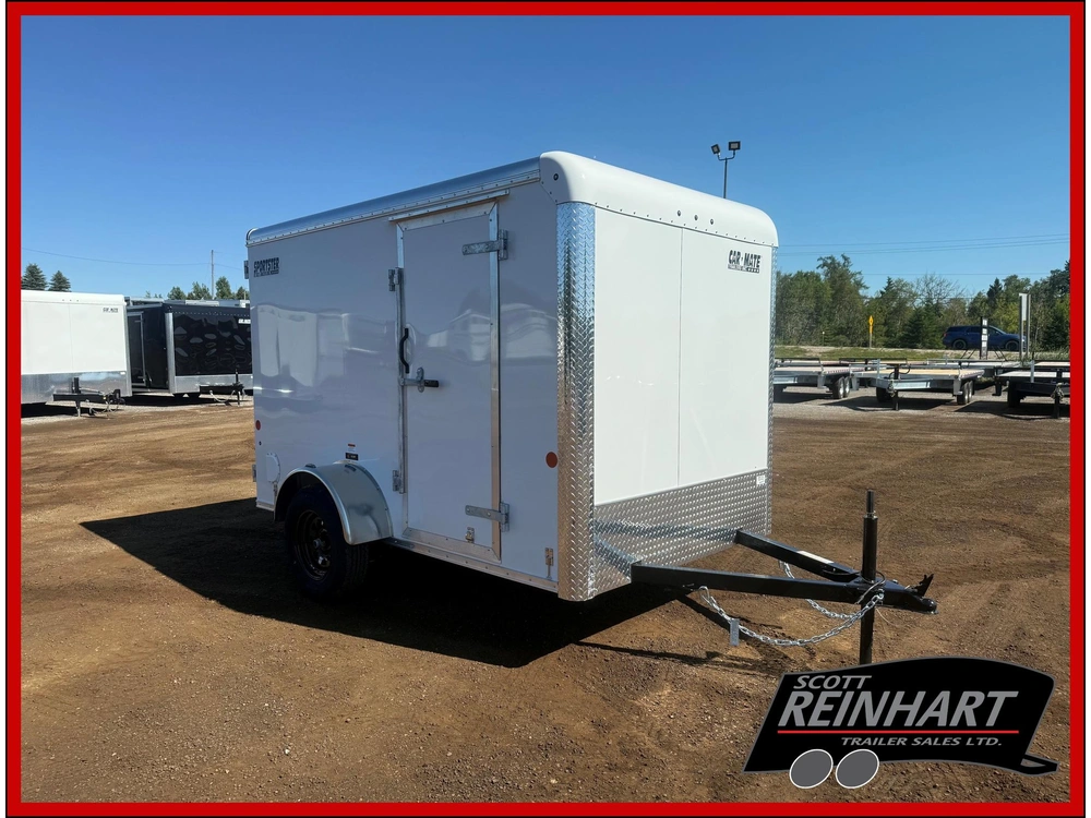2027 Car Mate Trailers 6x10 Sportster Cargo Trailer alt