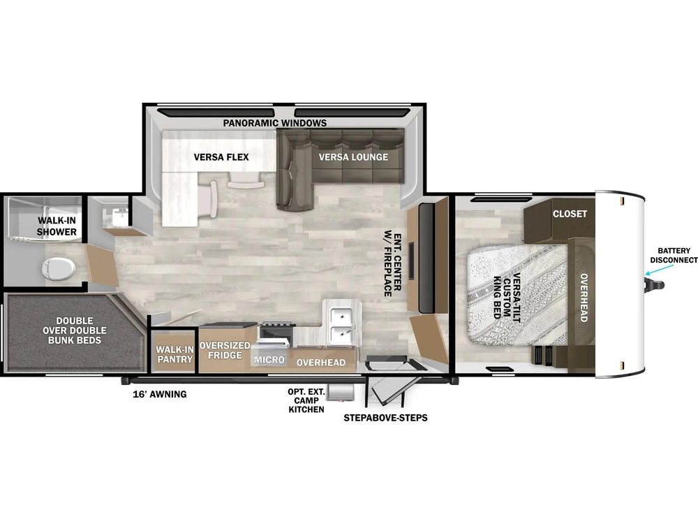 2024 Forest River Wildwood 28dbud alt
