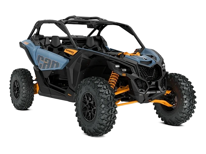 2026 Can-am Maverick X3 Ds Turbo Scandi Blue & Orange Crush alt
