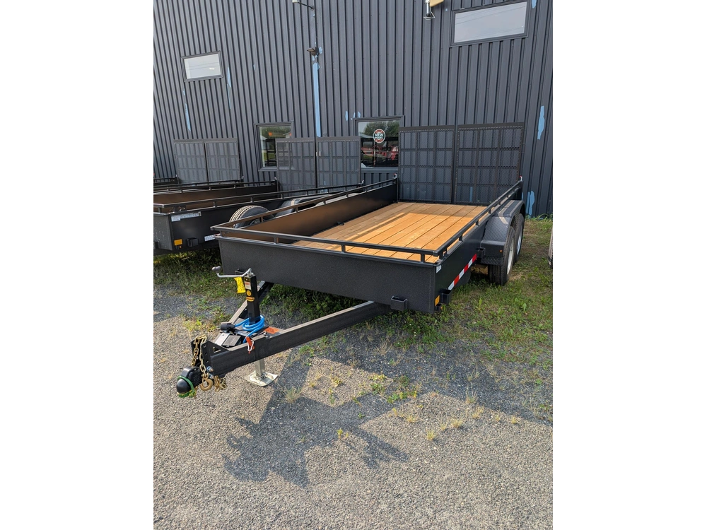 2027 Canada Trailers Utility, Black, Rear Ramp alt