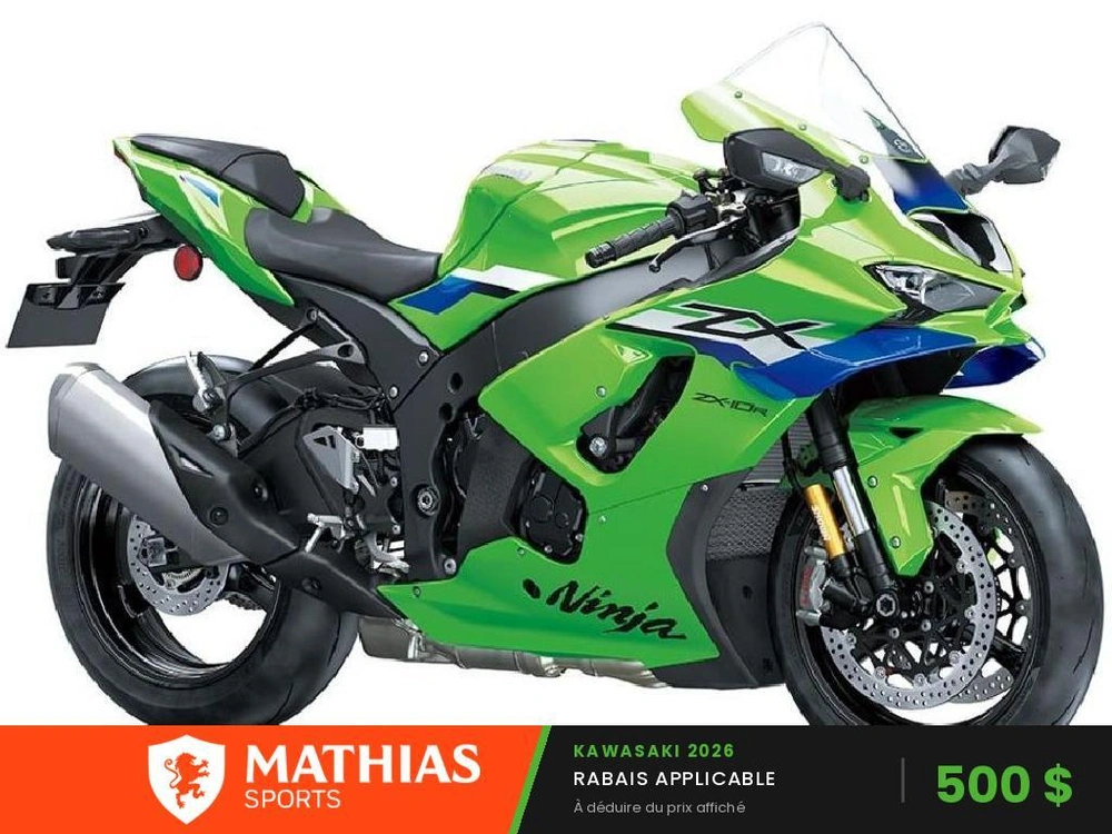 Discover the 2026 Kawasaki NINJA ZX-10R in Saint-Mathias-sur-Richelieu
