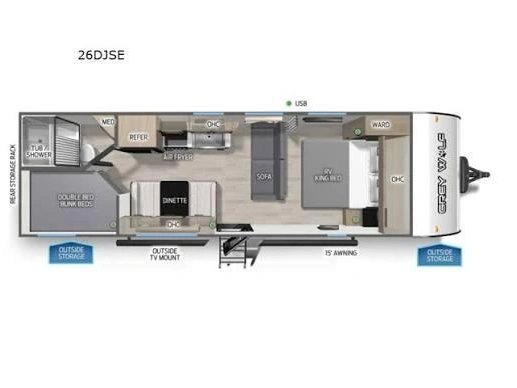 2020 Forest River Cherokee Grey Wolf Limited 26 Djse alt