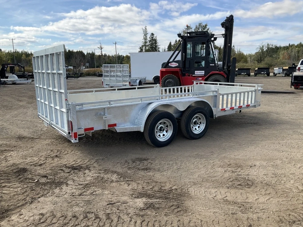 2027 Canada Trailers 82x16 3.5 Ton Galvanized Landscape Trailer alt