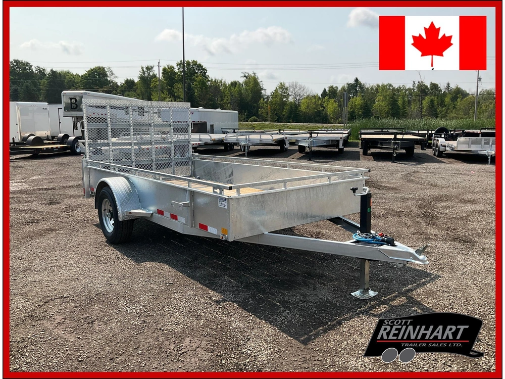 2027 Canada Trailers 6x12 Galvanized Hd Utility Trailer alt