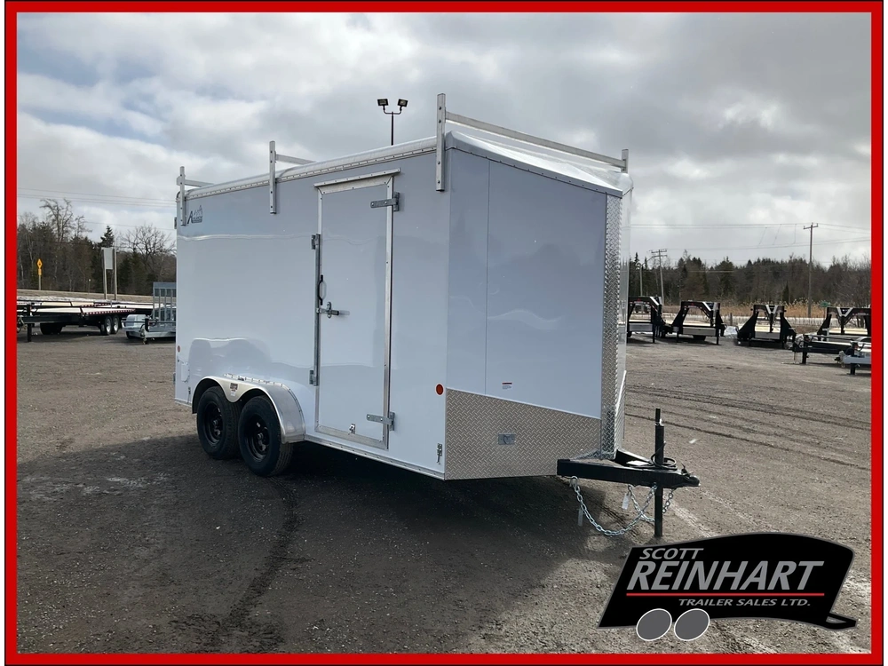 2027 Car Mate Trailers 7x14 Plus V-nose Avalanche Hd Cargo Trailer alt