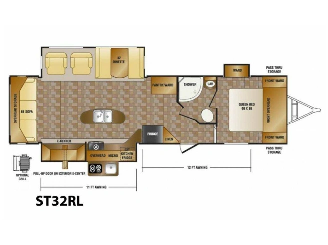 2014 Crossroads Rv Sunset Trail 32 Rl alt