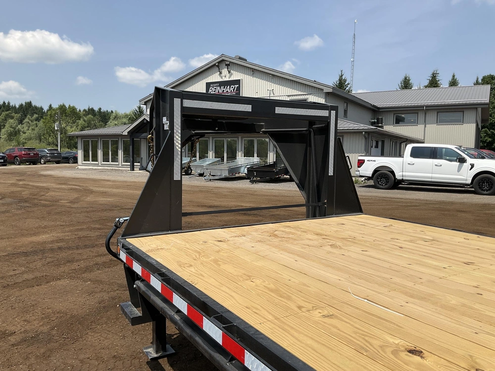 2027 Car Mate Trailers 8.5x25 10.5 Ton Gooseneck Equipment Trailer alt