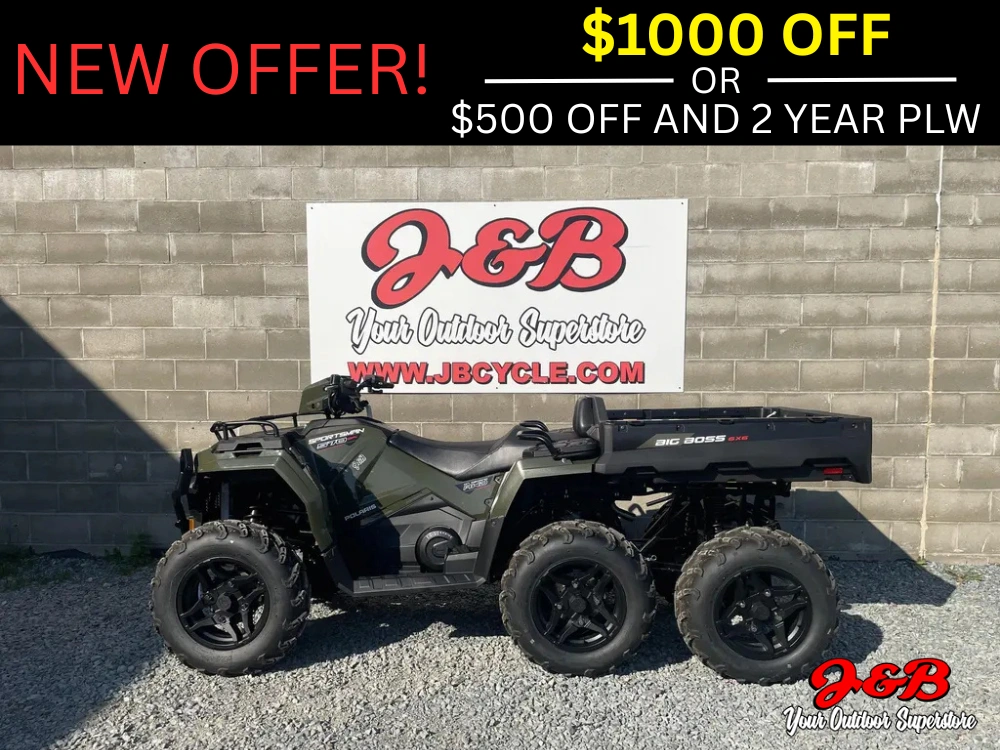 2026 Polaris Sportsman 6x6 570 Green alt