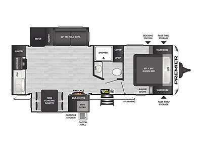 2023 Keystone Rv Bullet Premier Ultra 25 Fkpr alt