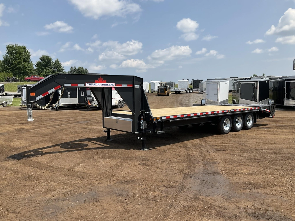 2027 Car Mate Trailers 8.5x25 10.5 Ton Gooseneck Equipment Trailer alt