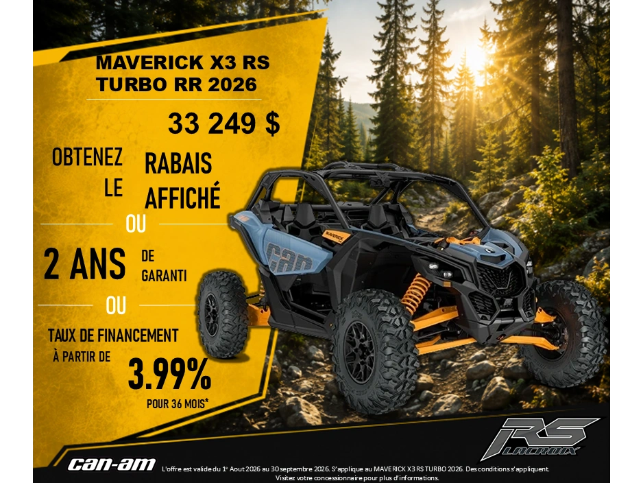 Can-am Maverick X3 Rs Turbo Rr 2026 alt