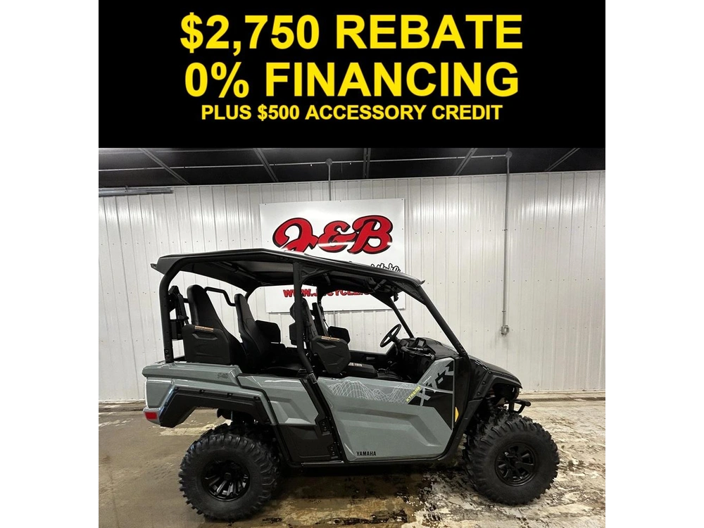 2026 Yamaha Wolverine X4850 Xt-r Grey/black alt