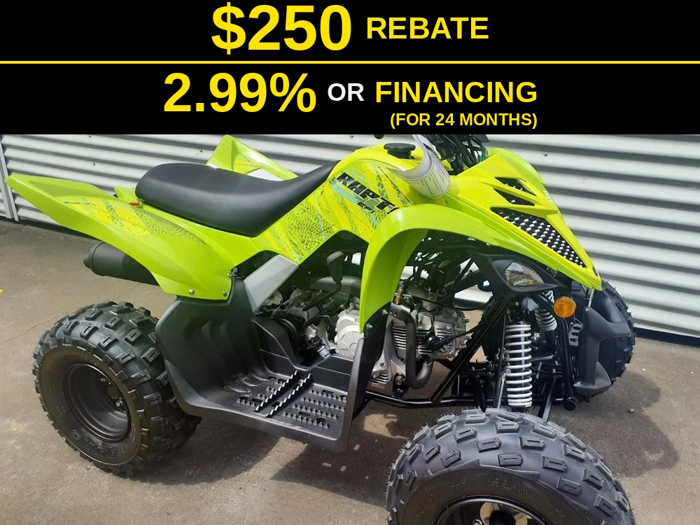 2026 Yamaha Raptor 110 Green alt