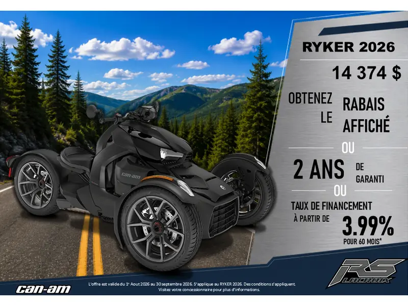 2026 Can-Am RYKER (900 ACE)