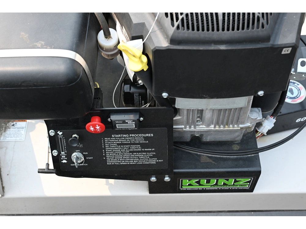 2021 Kunz Finish Cut 60" Pull Behind W/kohler alt