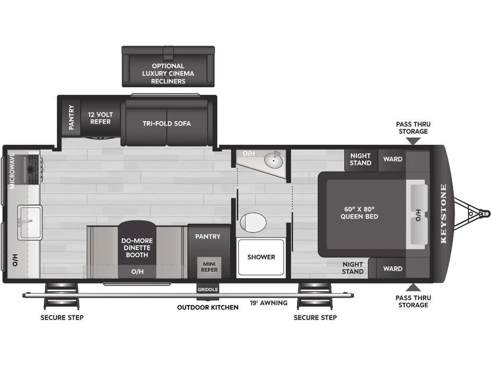 Keystone Rv Passport 2450rk 2026 alt