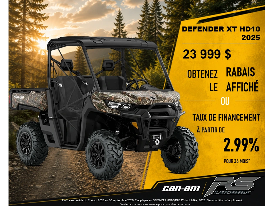 Can-am Defender Xt Hd10 2025 alt